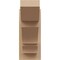 Ekena Millwork 6-in W x 14-in D x 14-in H Balboa Slat Rough Cedar Woodgrain TimberThane Outlooker, Primed Tan OUTUR060X14X14BOA24RCPR - alternate 4